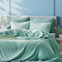 Luxury Hotel Sheet Set | Ultra-Soft Polyester, 40.64cm Deep Pockets, Fabric with Stripe Pattern, Assorted Color - Twin (4pcs)