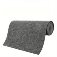 A Roll of Area Rug Featuring Peel-And-Stick Carpeting That Has a Self-Adhesive, Non-Slip Surface