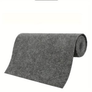 A Roll of Area Rug Featuring Peel-And-Stick Carpeting That Has a Self-Adhesive, Non-Slip Surface