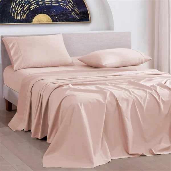 High Thread Count Egyptian Cotton Bedsheet Set – Twin (4pcs)
