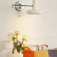 Nordic Modern Retractable Rotatable Swinging Retractable Wall Lamp Bedroom Bedside Lamp Sliding Reading And Working Lamp