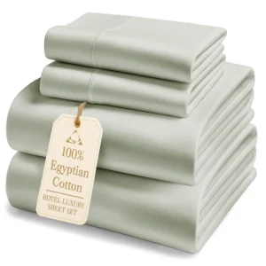 1000 Thread Count Egyptian Cotton Bedsheet Set – Queen (150×200cm)