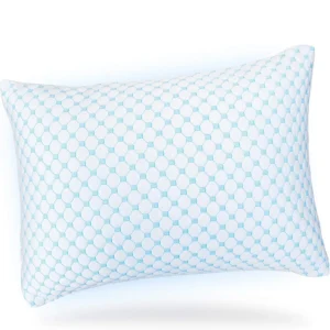 1 Pcs Cooling Pillow, Adjustable Loft Sleeping Pillow, Breathable Queen Pillow, Washable Removable Bed Pillow Cover, Soft Pillow