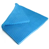 Breathable Gel Mattress Topper with Cooling Grid Design – Queen (150×200cm, 3cm)