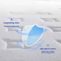 Roll-Packed Hybrid Mattress with Memory Foam & Latex – Single (100×200cm)