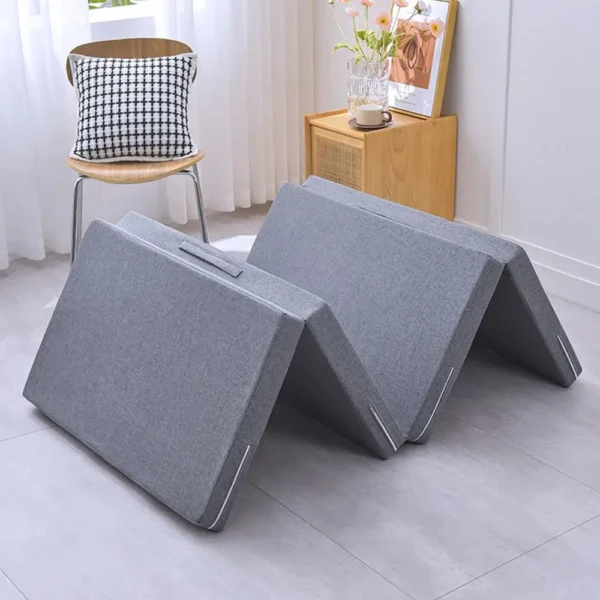 Soft Memory Foam Sponge Mattress Foldable Design Removable Cover Memory Foam Mattress Office Nap Mat Nap Time
