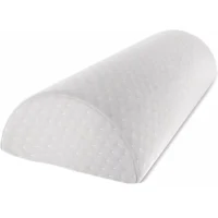 Comfort Bolster Pillow for Legs Back and Head Memory Foam Cotton Cover Lumbar Support Pillow for Semi Roll Pillow