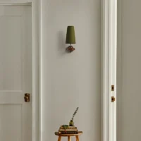 French Vintage Solid Wood Wall Lamp Retro Luxury Ambient Background Light for Bedroom Bedside Lighting