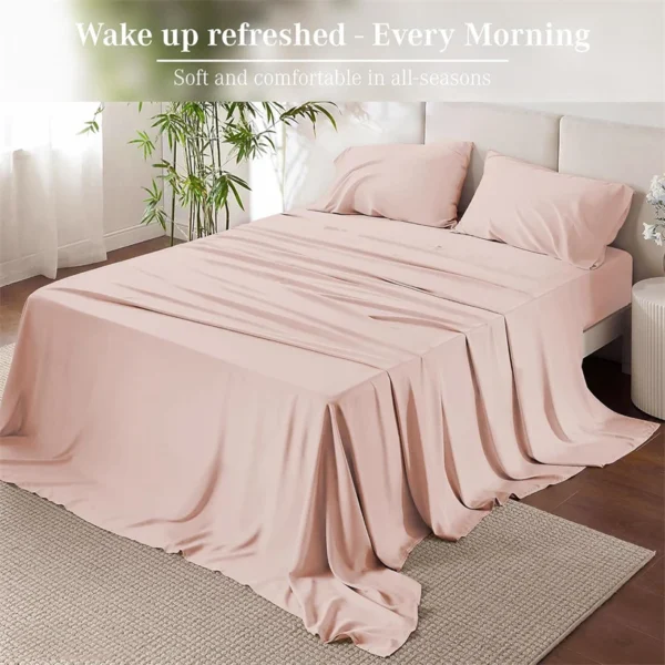 High Thread Count Egyptian Cotton Bedsheet Set – Twin (4pcs)
