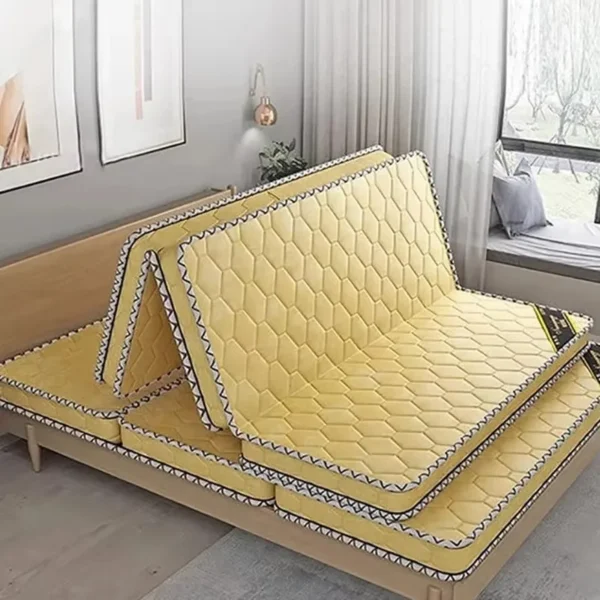 Foldable Coconut Coir Mattress with Firm Support – Single (80×190cm, 3cm)