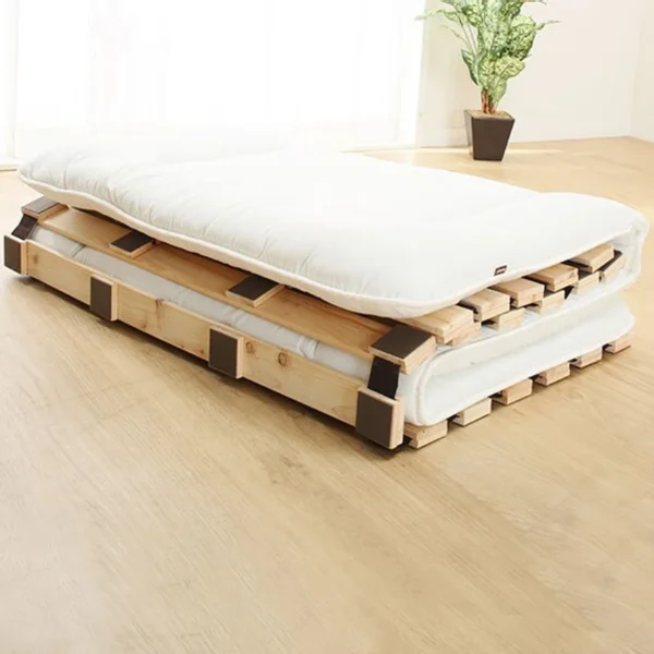 Japanese Style Solid Wood Bed Support Slats For Tatami Bedroom Furniture - Single (90×190cm)