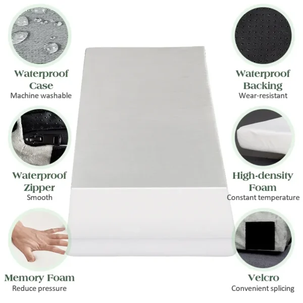 Foldable Foam Mattress for Indoor & Outdoor Use – Single (90×200cm)