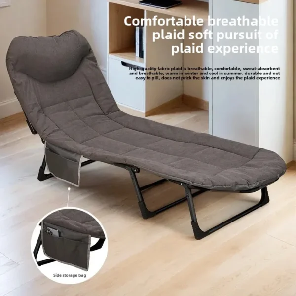 Compact Folding Sofa Bed with Integrated Mattress - 66cm x 200cm