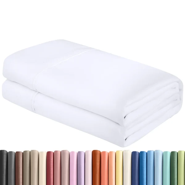 Luxury Bed Sheets - Elegant Wrinkle-Free 1500 Thread Count, Assorted Colors, 168cm x 230cm