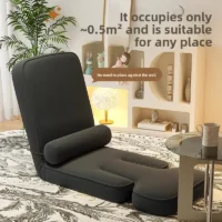 Bay Window Lazy Sofa Tatami Single Folding Bed Back Chair Office Multifunctional Dormitory Thick Cushion Lumbar Support