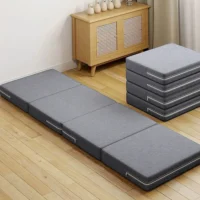 Soft Memory Foam Sponge Mattress Foldable Design Removable Cover Memory Foam Mattress Office Nap Mat Nap Time