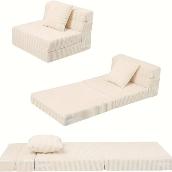 Corduroy Folding Bed