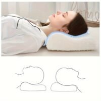 1pc S Size Memory Pillow, Natural Comfort Cushion