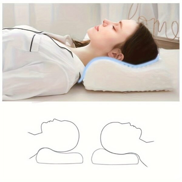 1pc S Size Memory Pillow, Natural Comfort Cushion