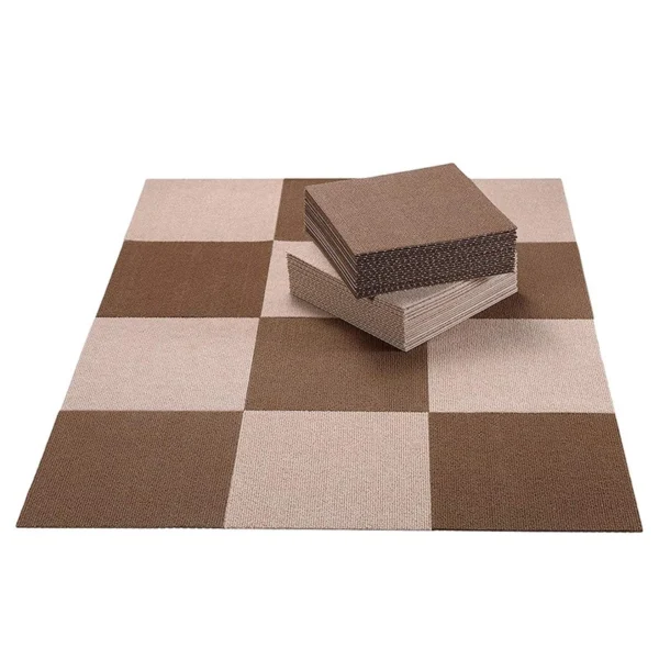 1pc Anti Slip Self-adhesive Floor Sticker Thickened Carpet Floor Mat Bedroom Floor Sticker (30x30cm)