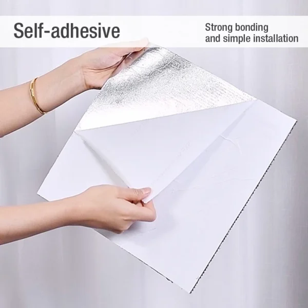 1pc Anti Slip Self-adhesive Floor Sticker Thickened Carpet Floor Mat Bedroom Floor Sticker (30x30cm)
